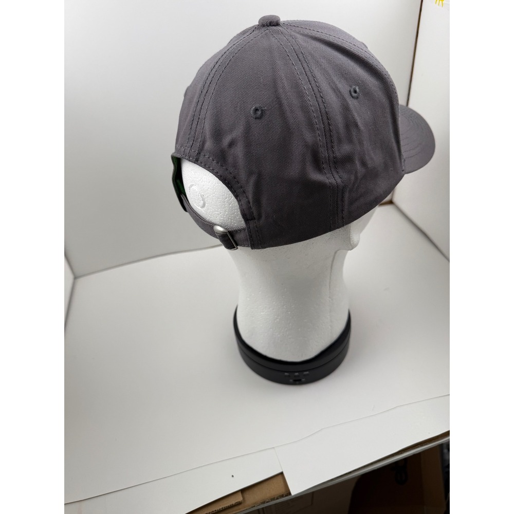 John Deere Gray Baseball Cap Adjustable Hat Embroidered Logo Charcoal Mens OSFM - Picture 4 of 9